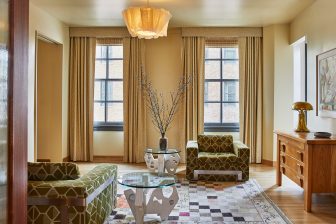 Basketball Court Suite living room