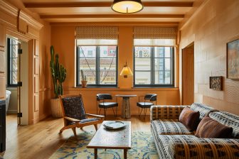 Living Room of the Two Bedroom Corner Suite