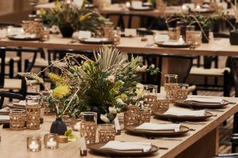 Santa Monica Proper event table setting